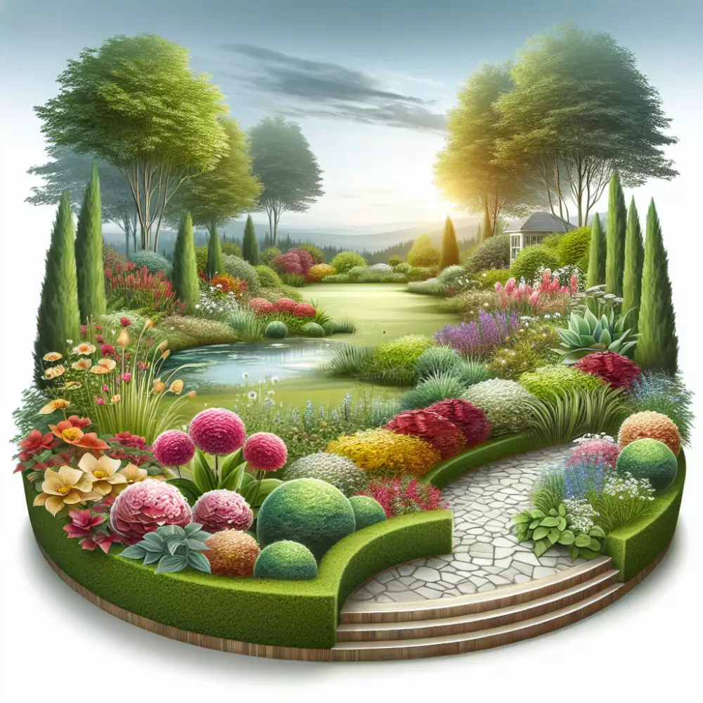 okrasný záhon inspirace