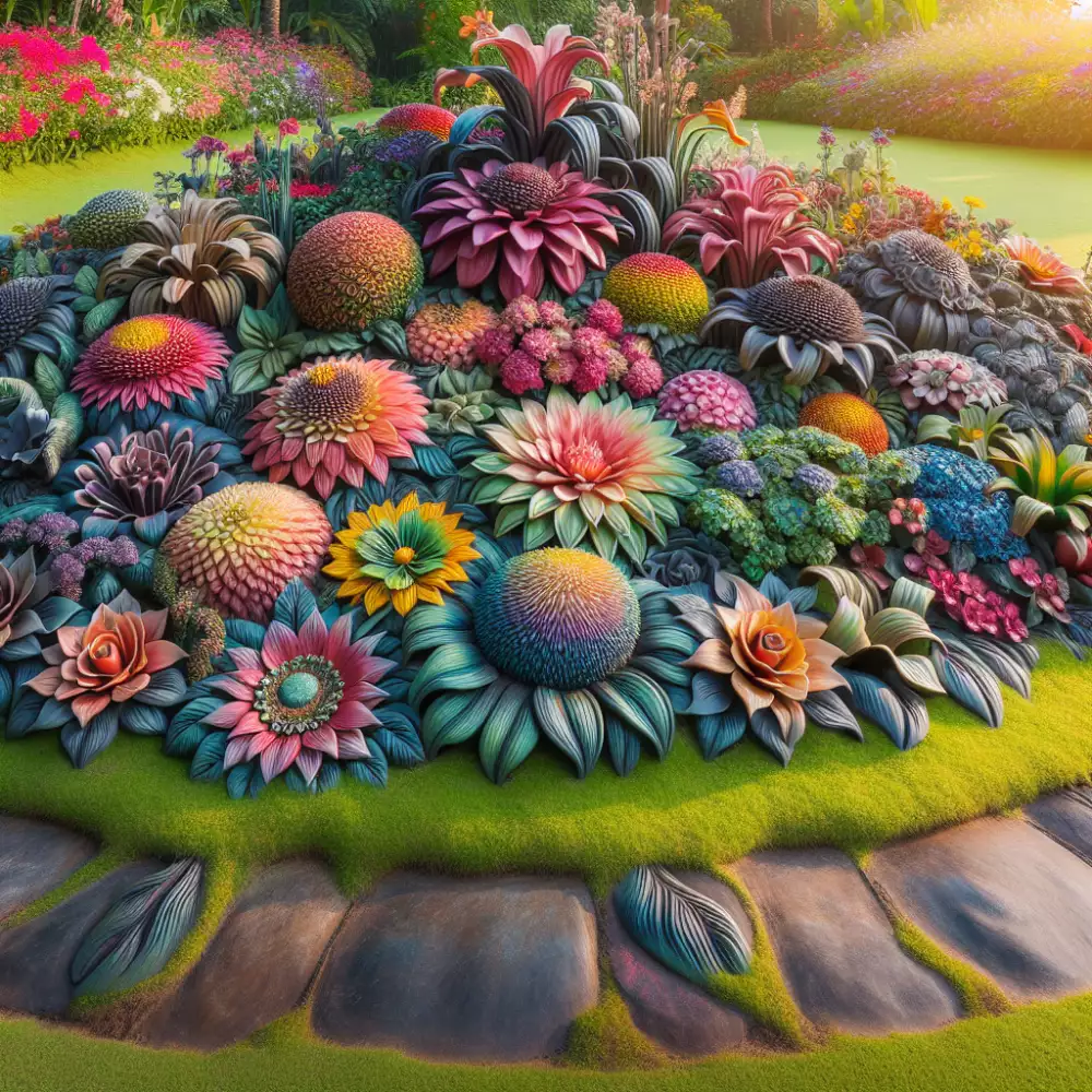 okrasný záhon inspirace