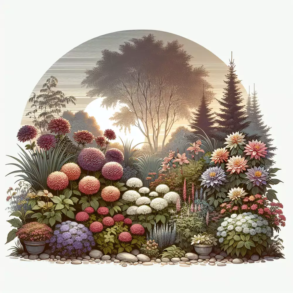 okrasný záhon inspirace